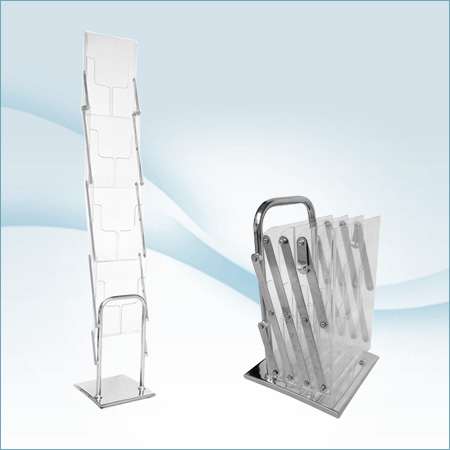 Porta Folder Retrátil em Acrílico